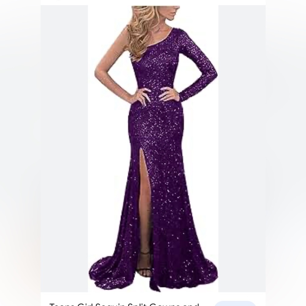 Plus size all sequin maxi formal dress